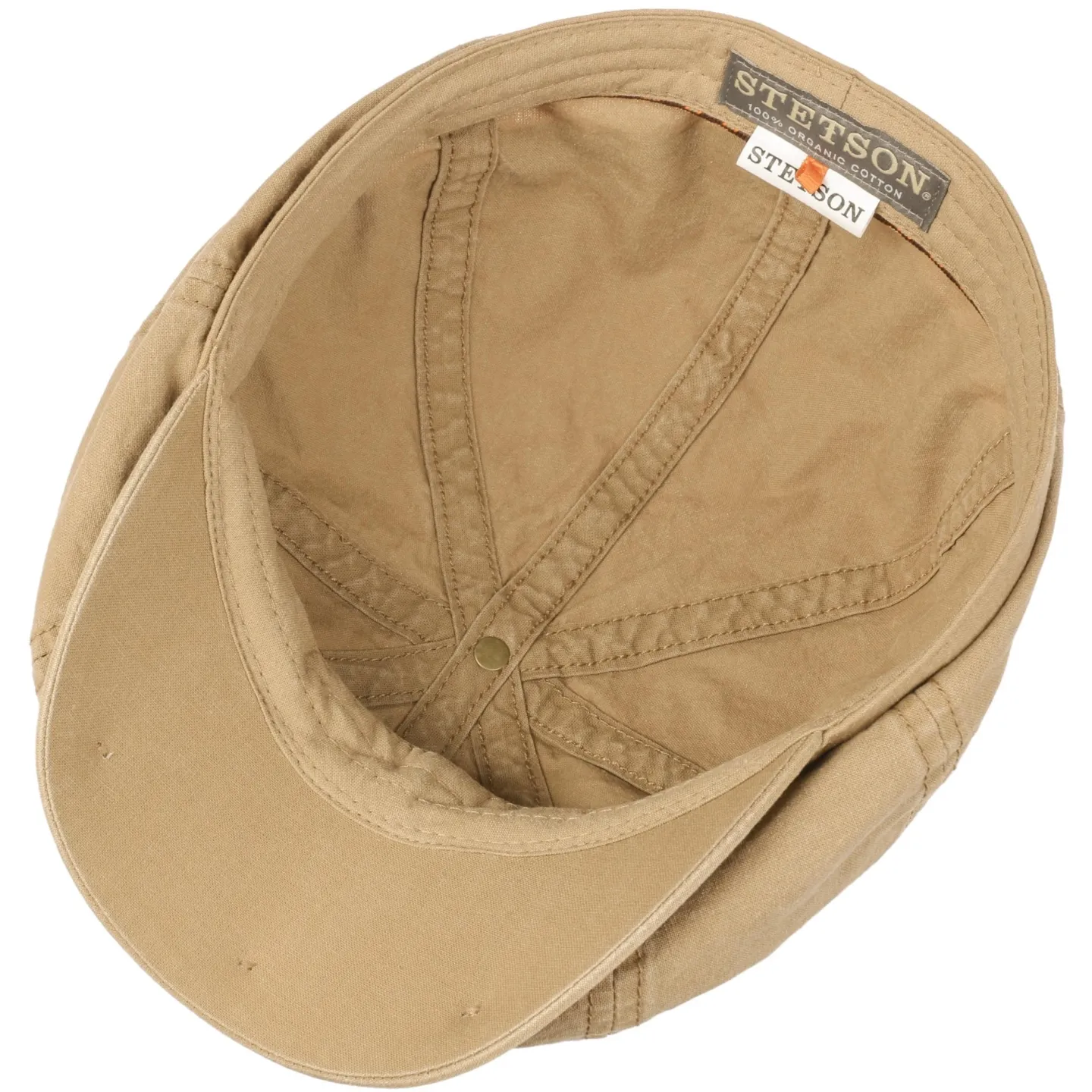 Casquette Hatteras coton biologique sand - Stetson Reference : 9288 | Chapellerie Traclet