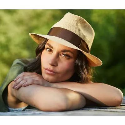 Chapeau Fedora Robbins Chanvre - Stetson