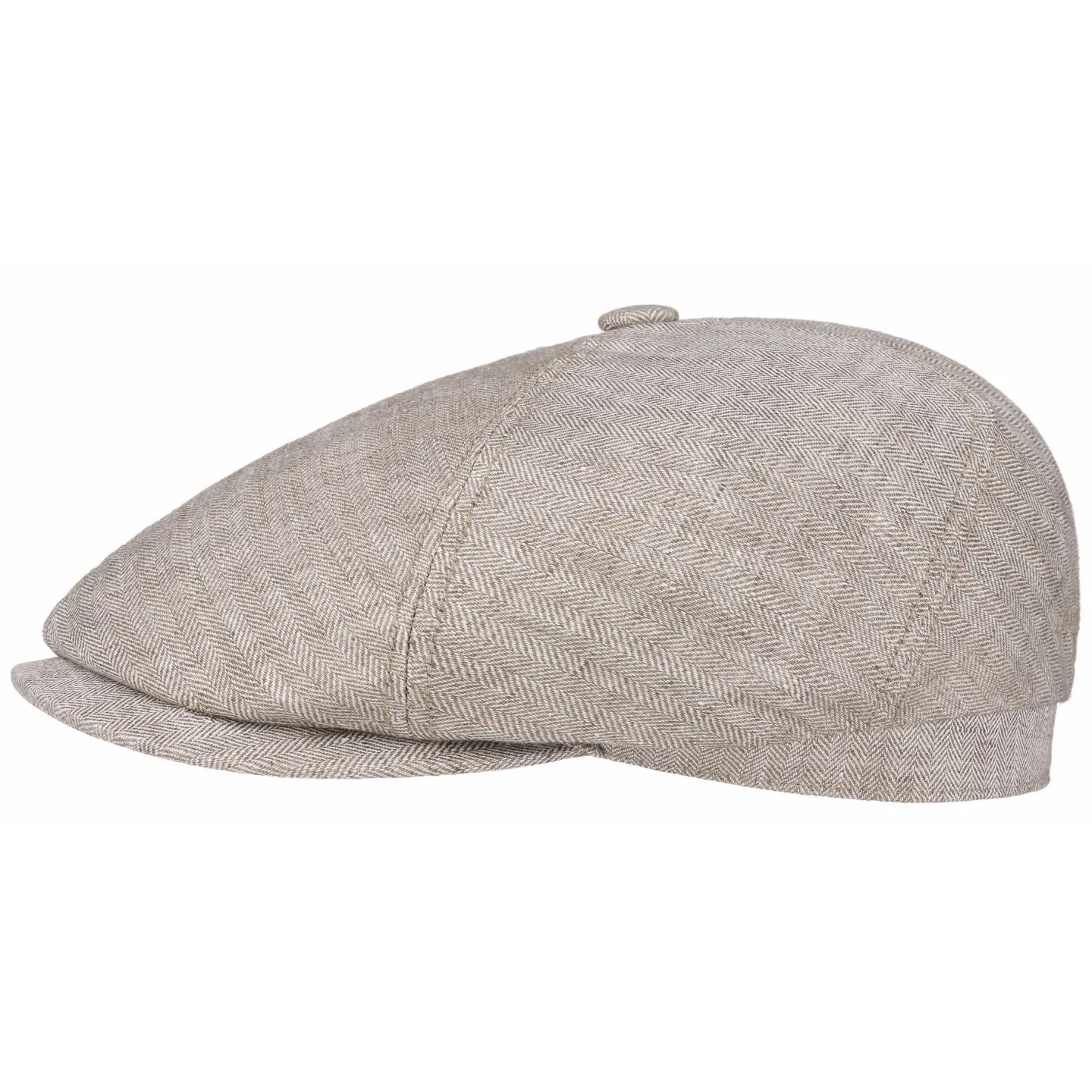Casquette Brooklin Queens  Lin chevron beige Stetson