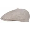 Casquette Brooklin Queens  Lin chevron beige Stetson
