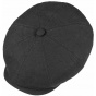 Black Linen Hatteras Cap - Stetson