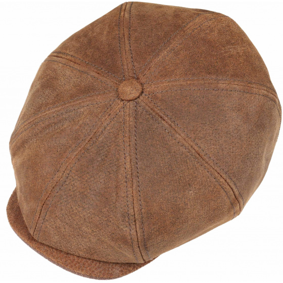 Casquette hatteras Burney Cuir - Stetson Casquette hatteras Burney Cuir - Stetson