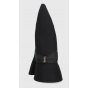 Borsalino Foldable Alessandria Fedora Hat - Black