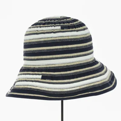 Bob Scarpe Hat Linen & Cotton Navy - Traclet
