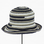 Navy Linen & Cotton Scarpe Bucket Hat - Traclet