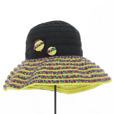 Large Green Cotton Capeline - Traclet