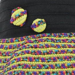 Large Green Cotton Capeline - Traclet