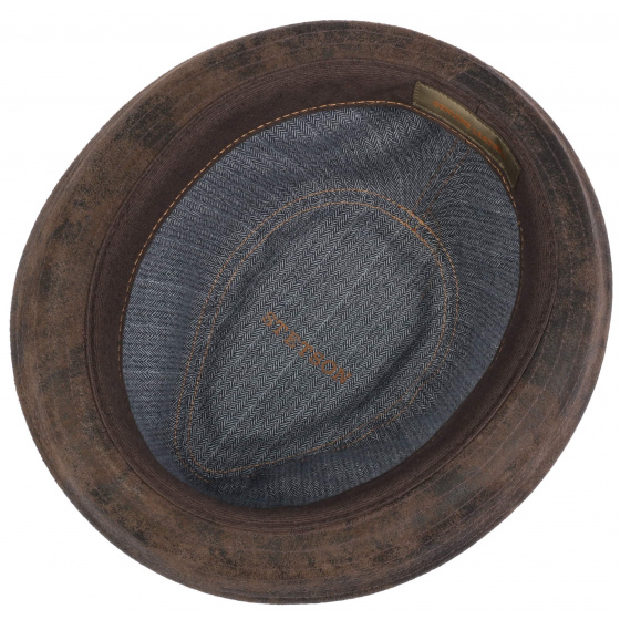 Chapeau Trilby Cuir  Radcliff - Stetson Chapeau Trilby Cuir  Radcliff - Stetson