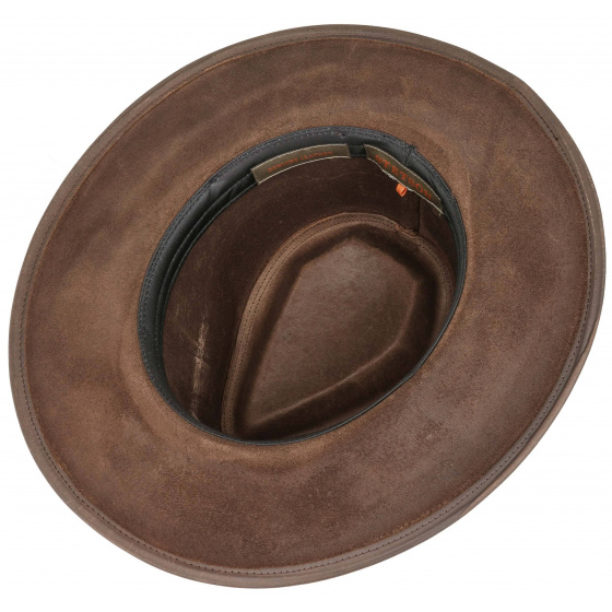 Annville Leather Hat Brown - Stetson Annville Leather Hat Brown - Stetson