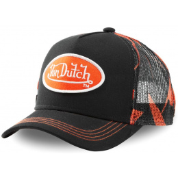 Abob Baseball Cap Black & Orange - Von Dutch