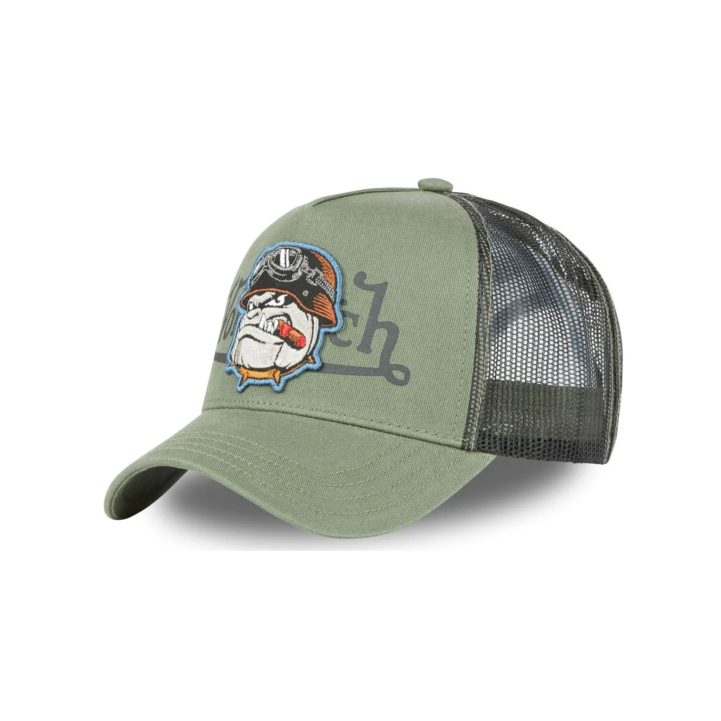 Casquette Baseball Bull Olive - Von Dutch