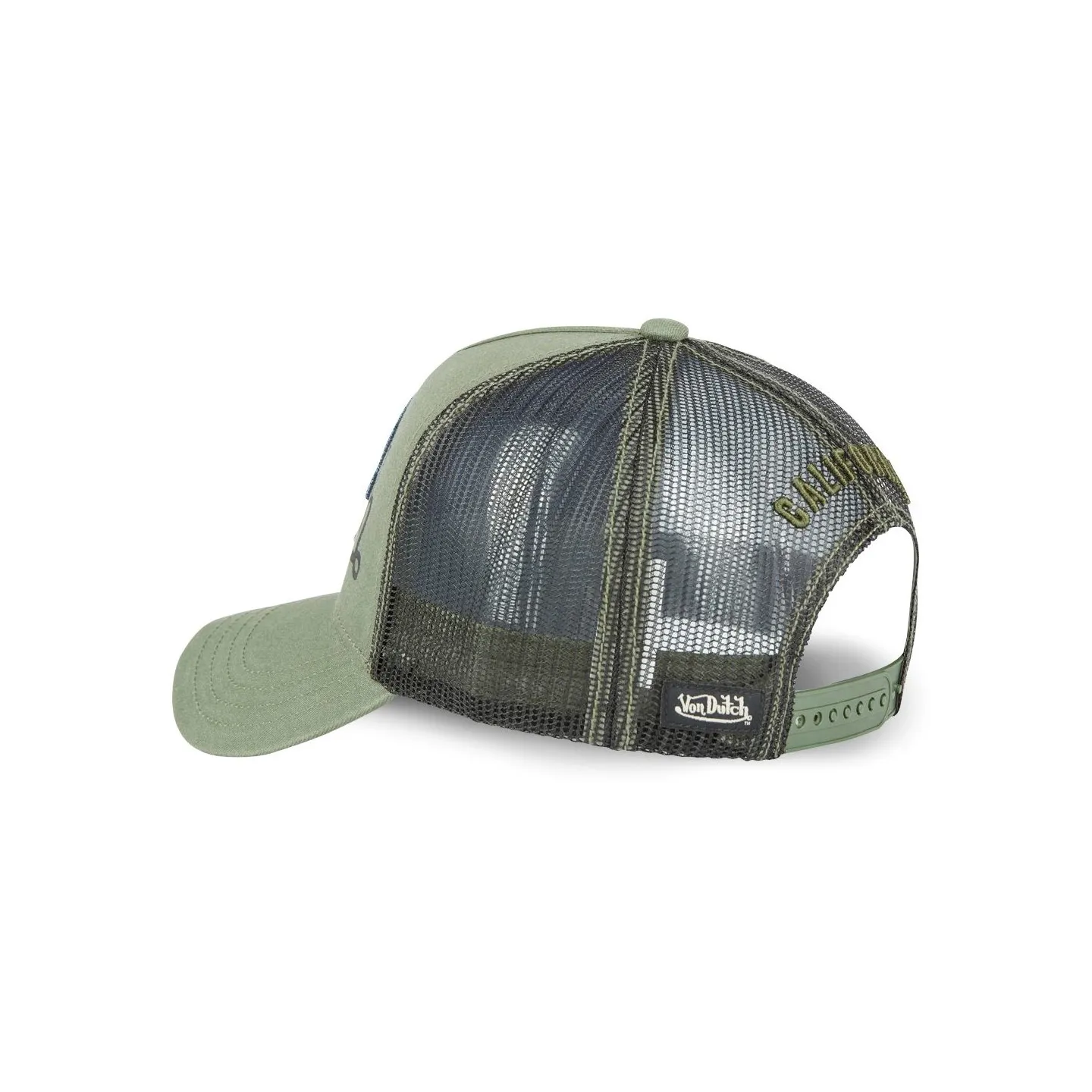 Casquette Baseball Bull Olive - Von Dutch Reference : 17793| Chapellerie Traclet