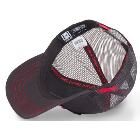 Casquette Baseball Trucker Luffy One Piece - Capslab Casquette Baseball Trucker Luffy One Piece - Capslab