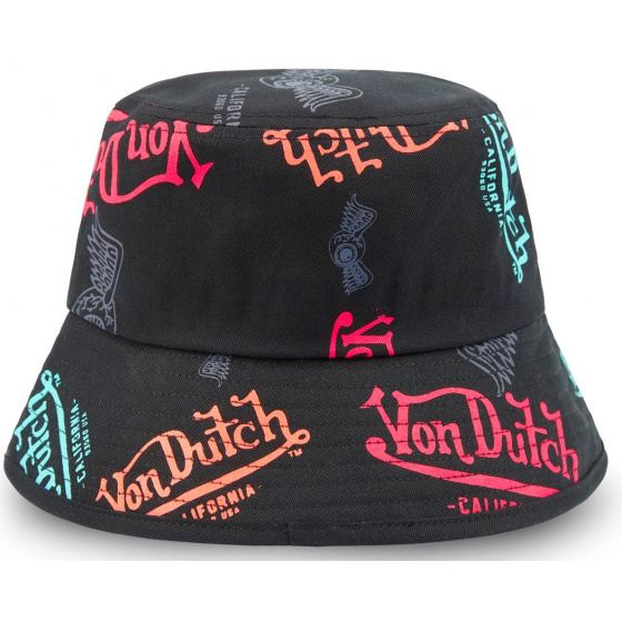 Colored Cotton AOP Bucket Hat - Von Dutch
