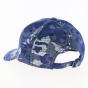 Blue Destroyed Jean Effect Baseball Cap - Traclet