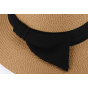 Lavandou Camel Paper Straw Foldable Cloche Hat - Traclet
