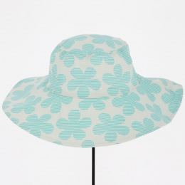 Floppy Hat Nathalie Flower Cotton - Traclet