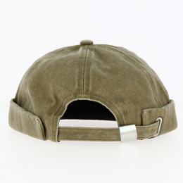 Bonnet Docker Cotton Brown Worn - Traclet