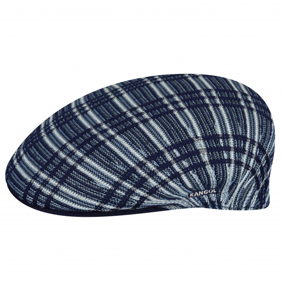 Flat Cap Prep Plaid 507 Blue - Kangol Flat Cap Prep Plaid 507 Blue - Kangol