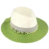 Chapeau Fedora Roccapina Paille Papier - Traclet