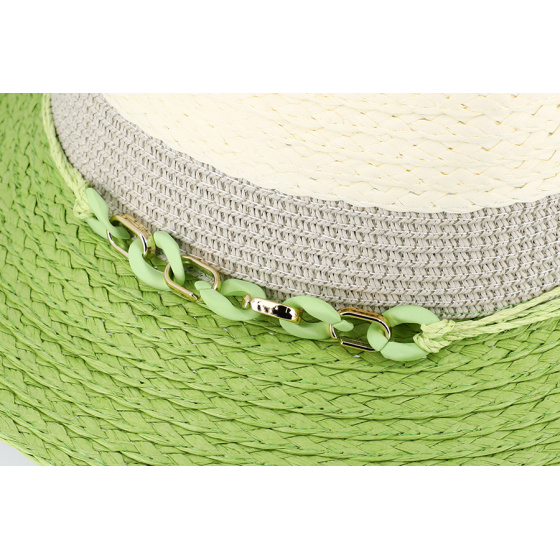 Chapeau Fedora Roccapina Paille Papier - Traclet