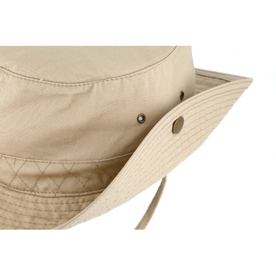 Bob Coton Beige Hat - Traclet