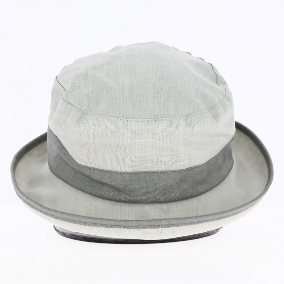 Grey Waterproof Linen Bucket Hat - Fiebig