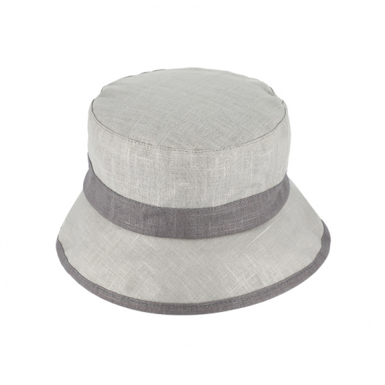 Bob Linen Raincoat Grey - Fiebig