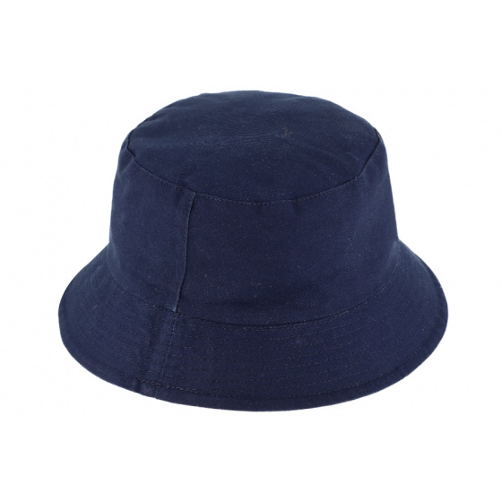 Bob Coton Réversible Ancre Marine - Fiebig Bob Coton Réversible Ancre Marine - Fiebig