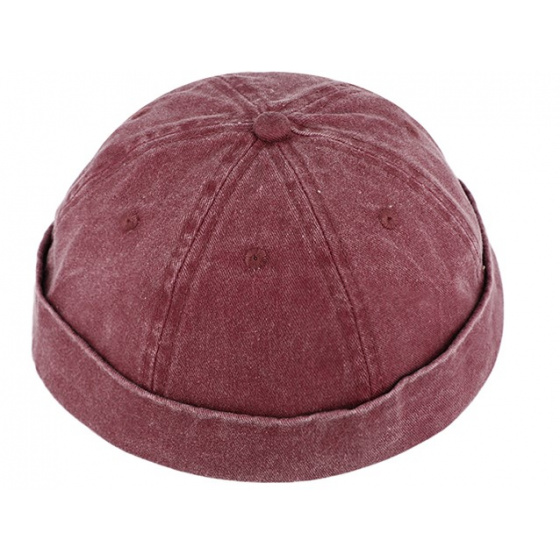 Docker Lelio Bonnet Bordeaux Cotton - Traclet