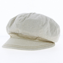 Gavroche Beige Cotton Cap - Traclet