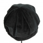 Black Velvet Fancy Chain Toque - Traclet