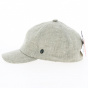 Baseball Cap Chevrons Linen Beige - City Sport