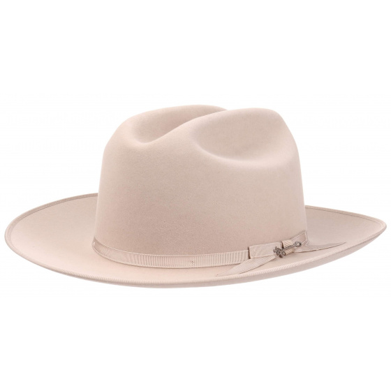 Fedora Open Road Hat Felt Hair 6X Beige - Stetson