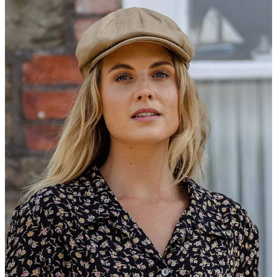 Hatteras Manhattan Linen Cap Camel - Jaxon