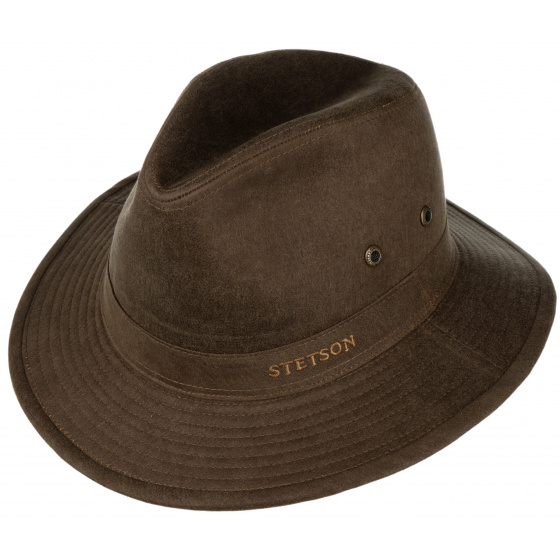 Brown Cotton Traveller Hat - Stetson Brown Cotton Traveller Hat - Stetson