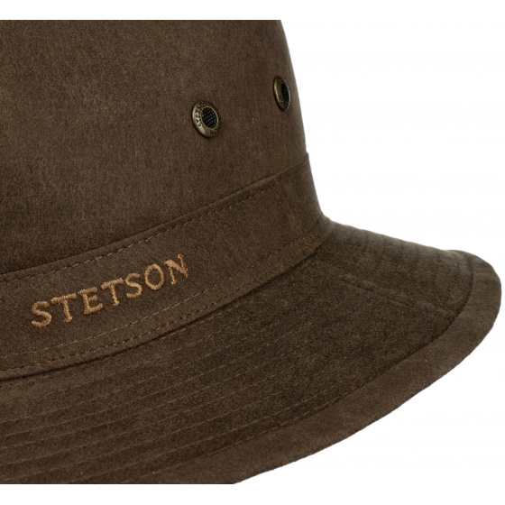 Brown Cotton Traveller Hat - Stetson Brown Cotton Traveller Hat - Stetson