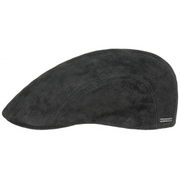 Casquette homme cuir noir : 3446