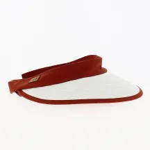 Bauloise Pornichet Visor Cap 8.5 cm - Terracotta - Soway