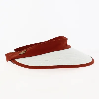 Casquette Visière Bauloise Pornichet 8.5 cm - Terracotta - Soway