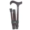 Burgundy Carbon Foldable Adjustable Walking Stick - Fayet Reference: 17832| Chapellerie Traclet