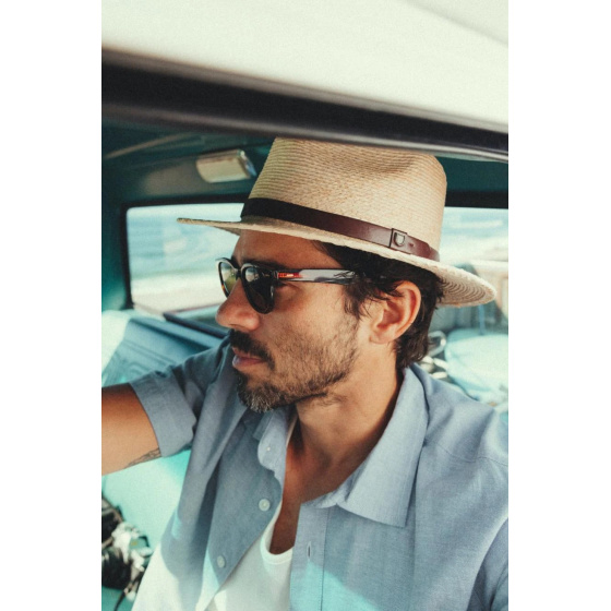 Fedora Messer Natural Straw Hat - Brixton