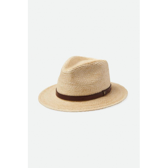 Chapeau Fedora Messer Paille Naturelle - Brixton