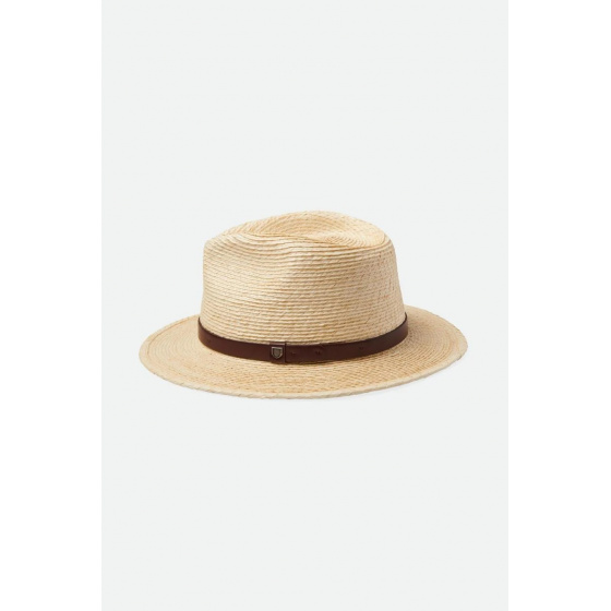 Chapeau Fedora Messer Paille Naturelle - Brixton