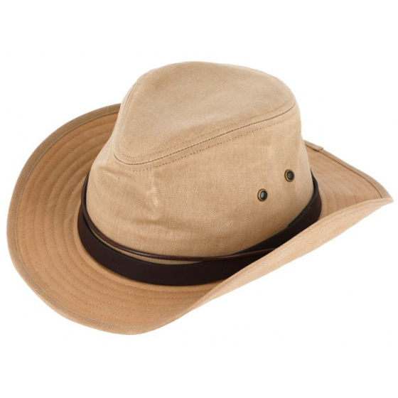 Chapeau Walker Waxed Beige - Traclet Chapeau Walker Waxed Beige - Traclet