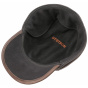 Byers earflaps Stetson cap - black leather