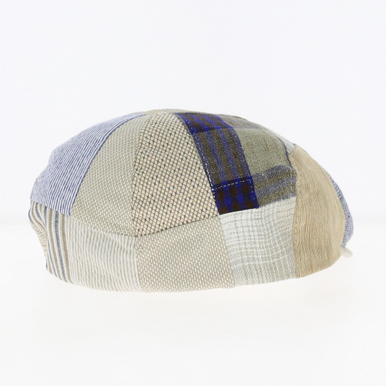 Casquette Bombée Patchwork Lin Beige - Traclet Casquette Bombée Patchwork Lin Beige - Traclet