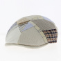 Beige Linen Patchwork Camisole Cap - Traclet
