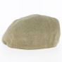 Beige cotton flat cap - Traclet