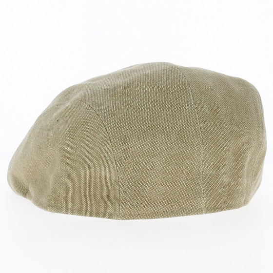 Beige cotton flat cap - Traclet Beige cotton flat cap - Traclet